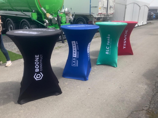 Bedrukte hoezen voor partytafels